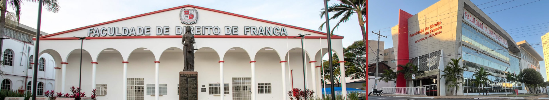 Foto da fachada da Faculdade de Direito de Franca